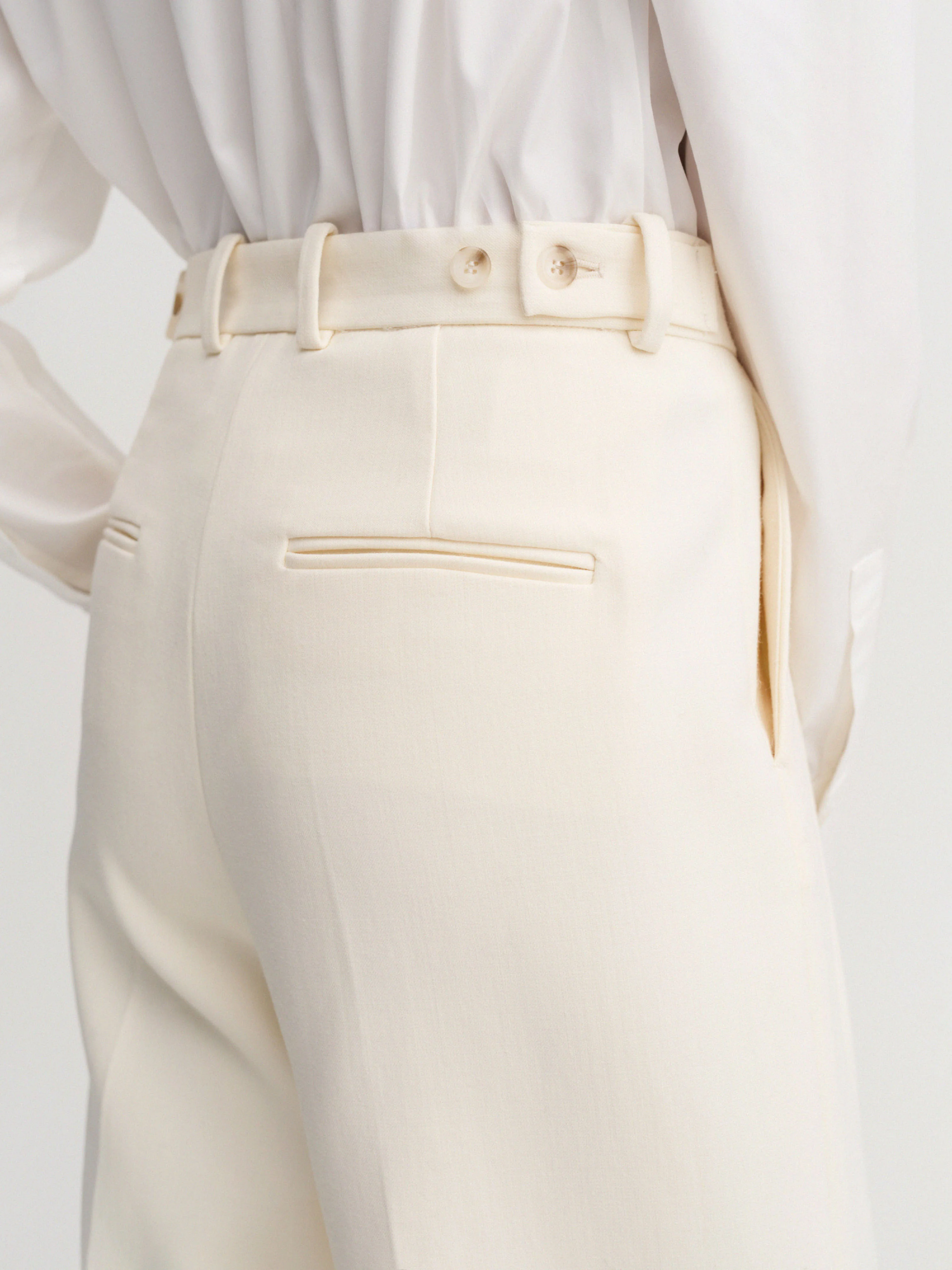 Amel Tailored Trousers, vanilla - Image 5