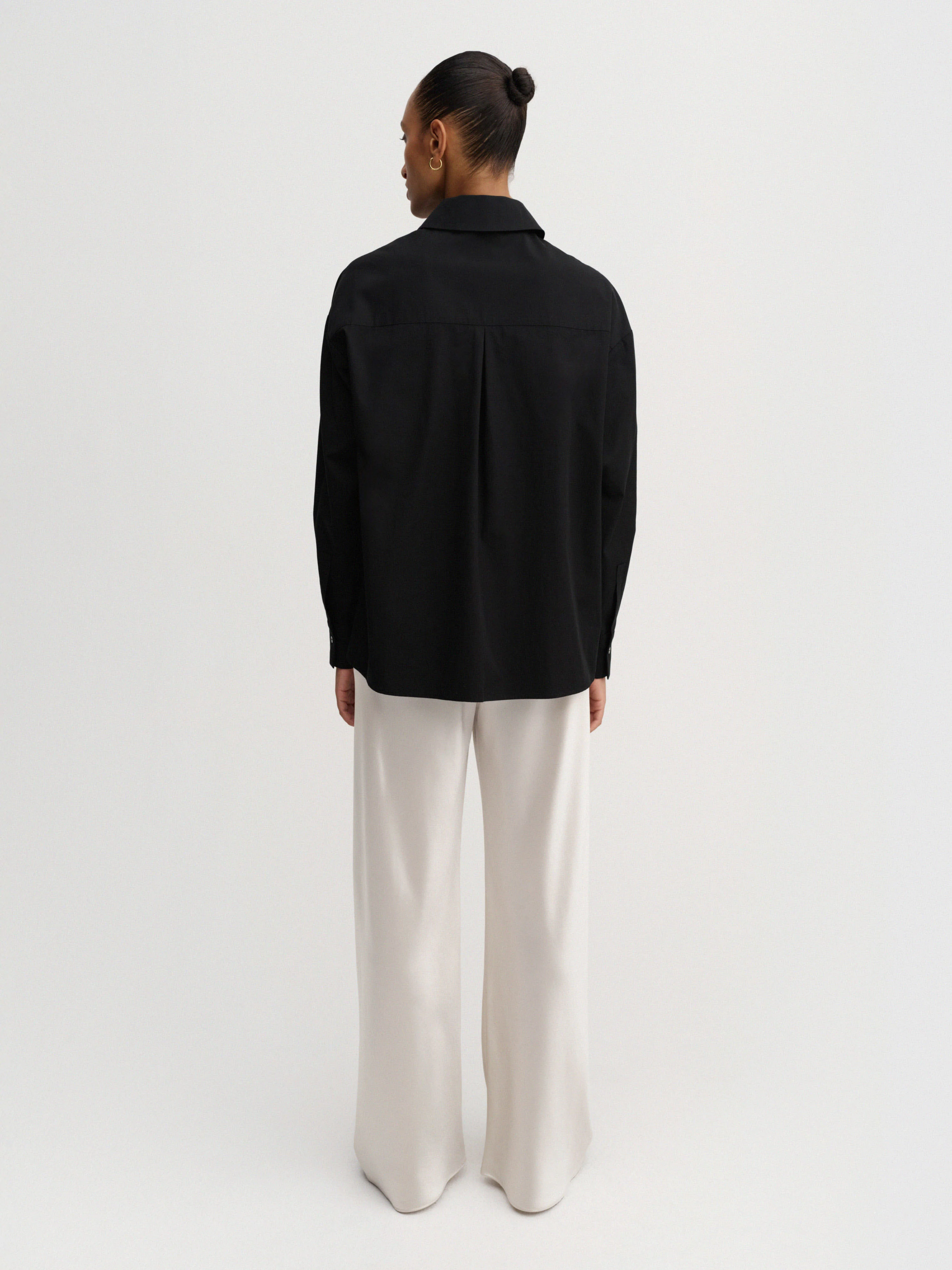 Bias Satin Pants, pearl - Image 3