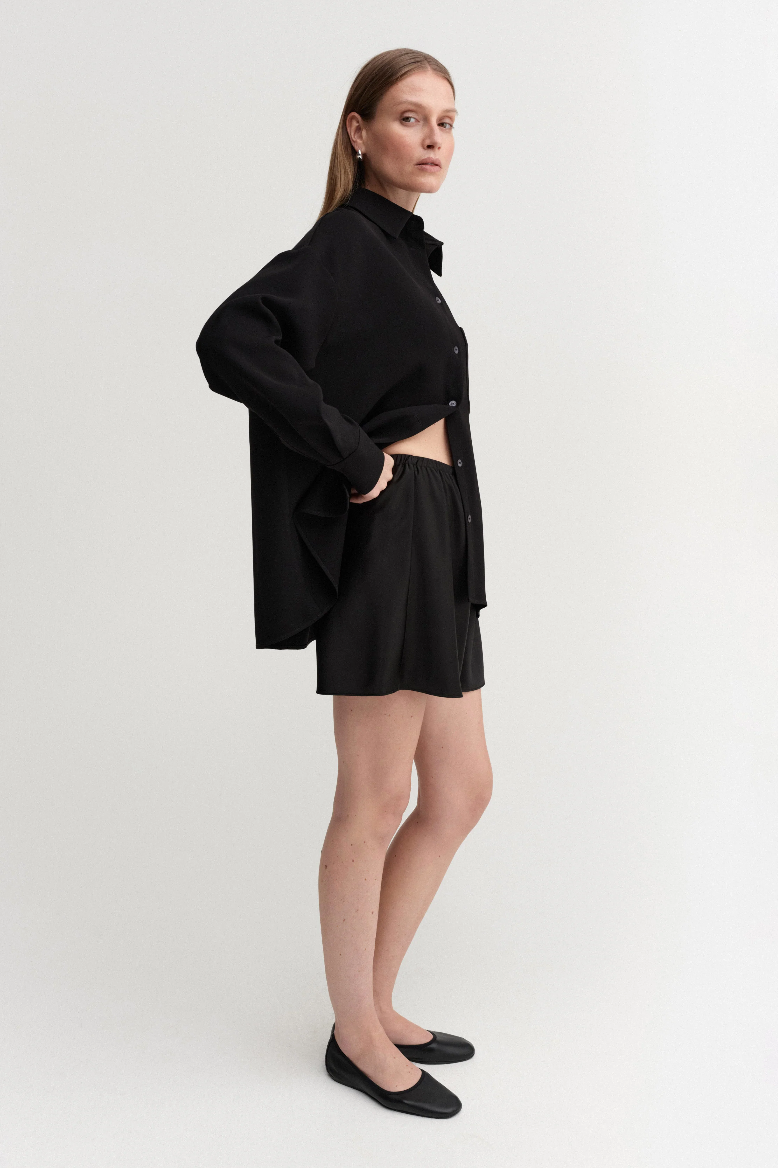 Bim Satin Shorts, black - Image 3