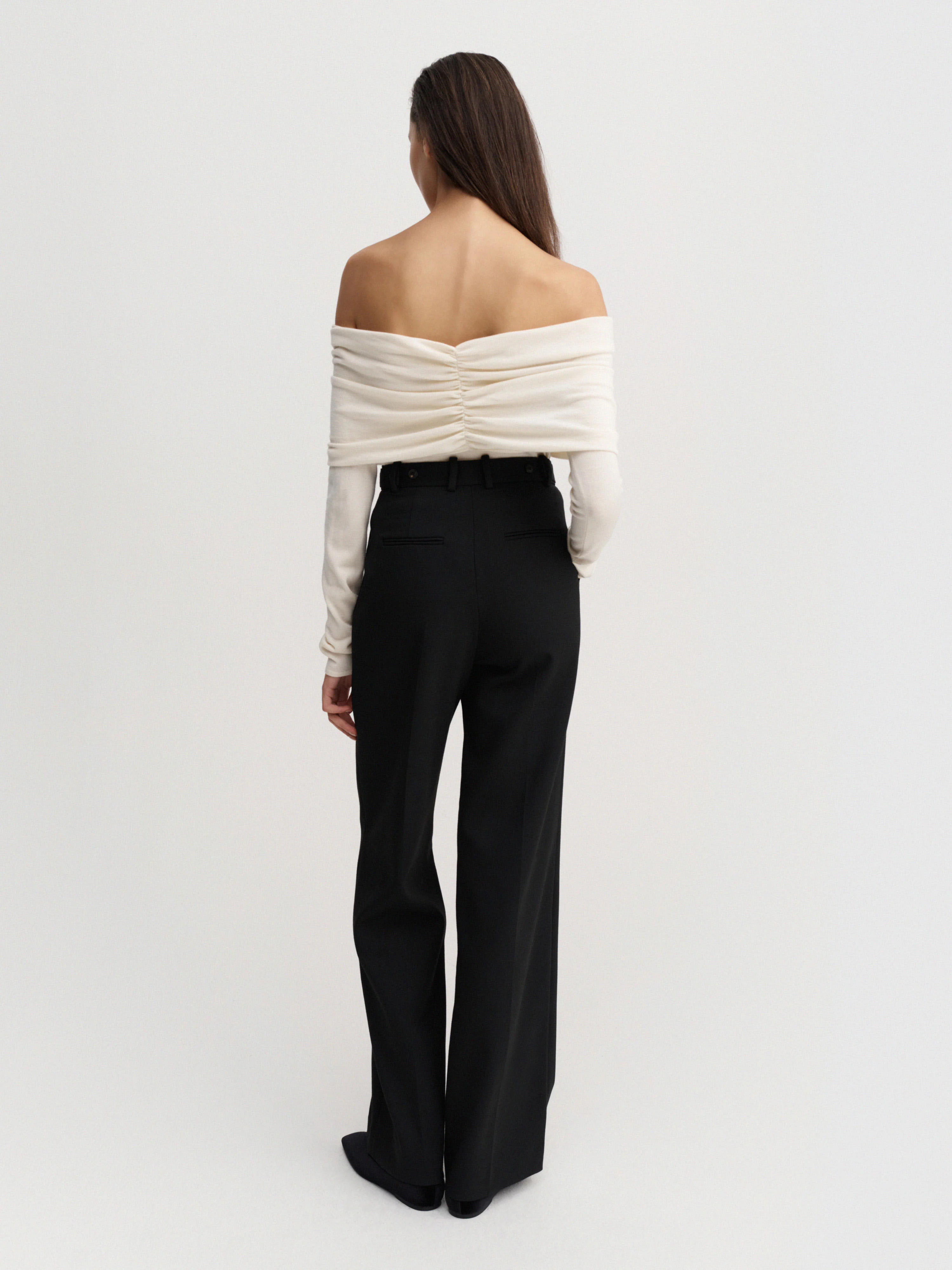 Cara Off Shoulder Top, cream - Image 3