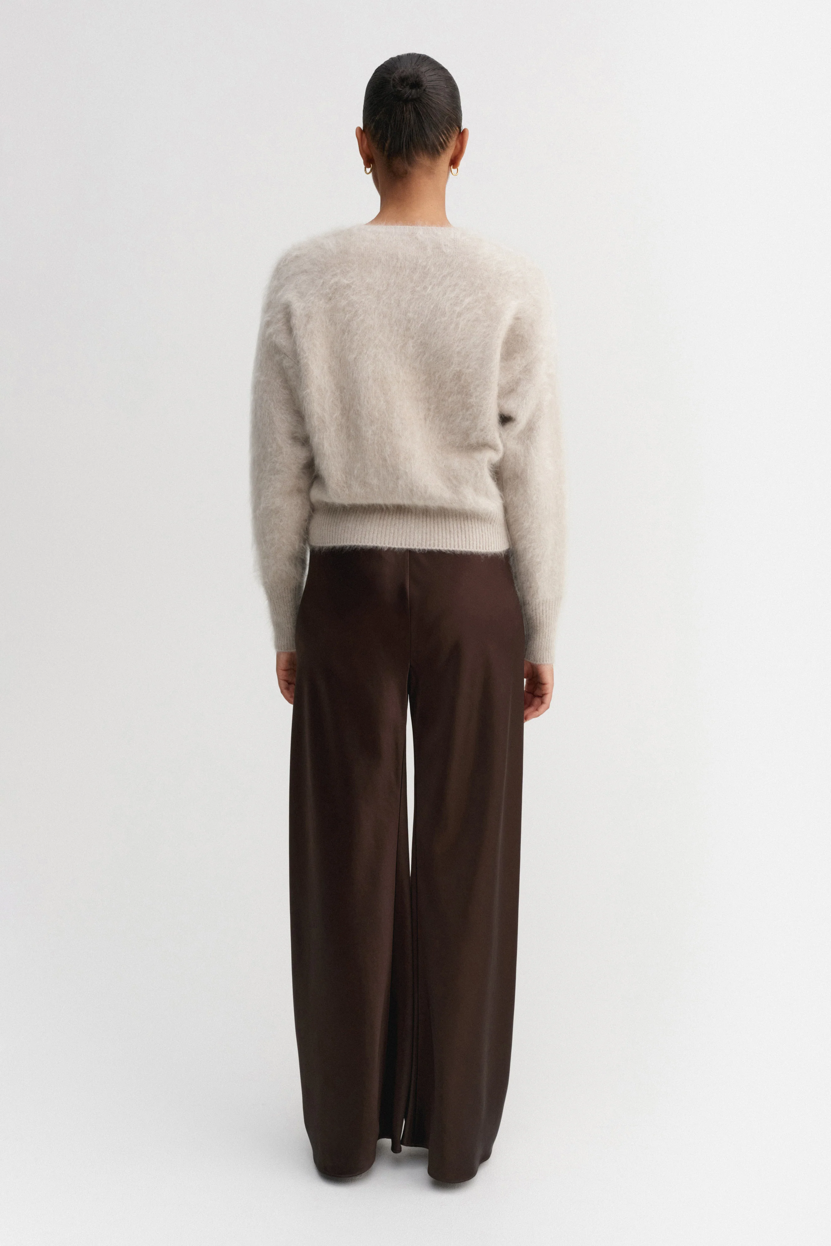 Coco Brushed Cardigan, taupe - Image 3