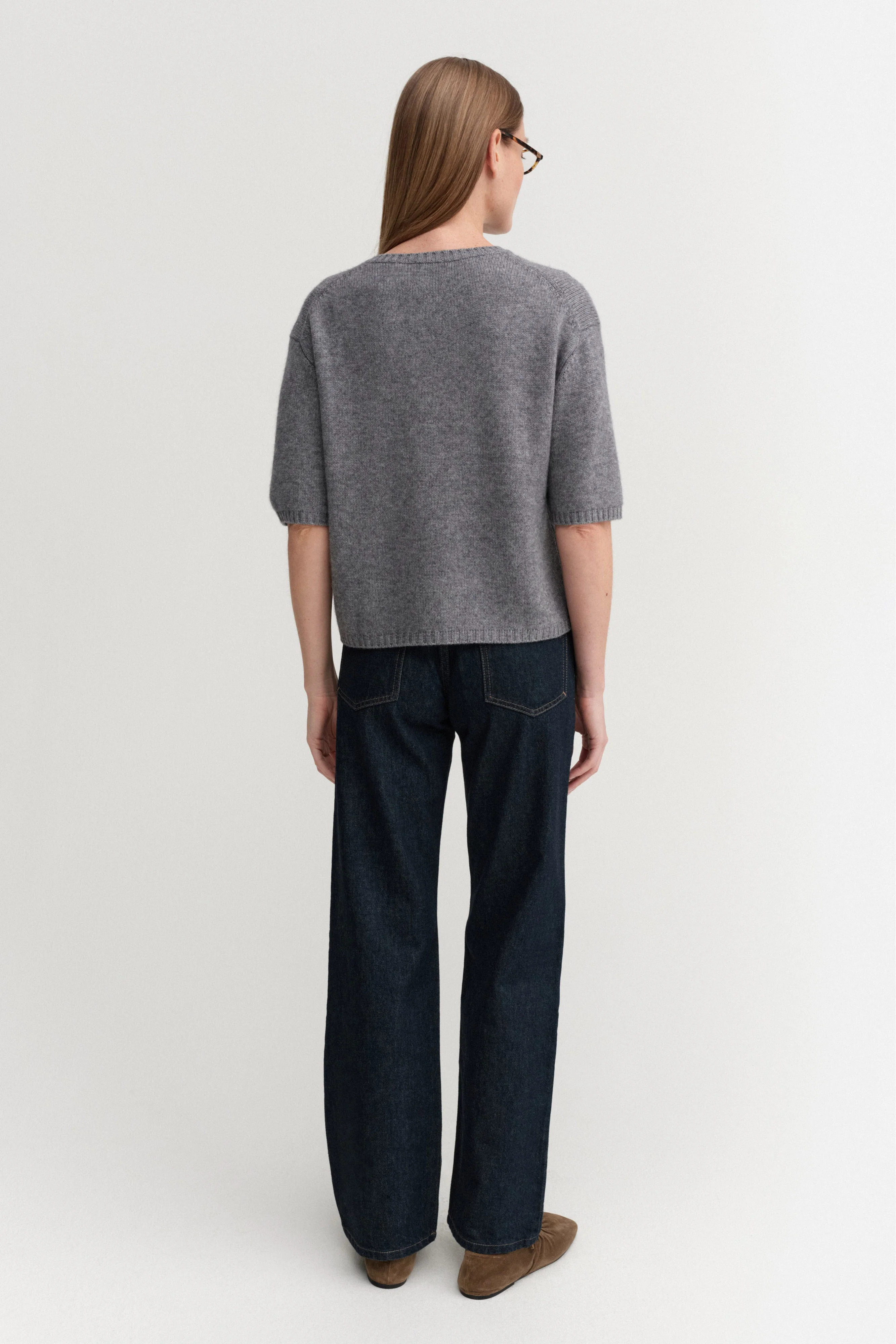 Fei T-shirt, grey - Image 3