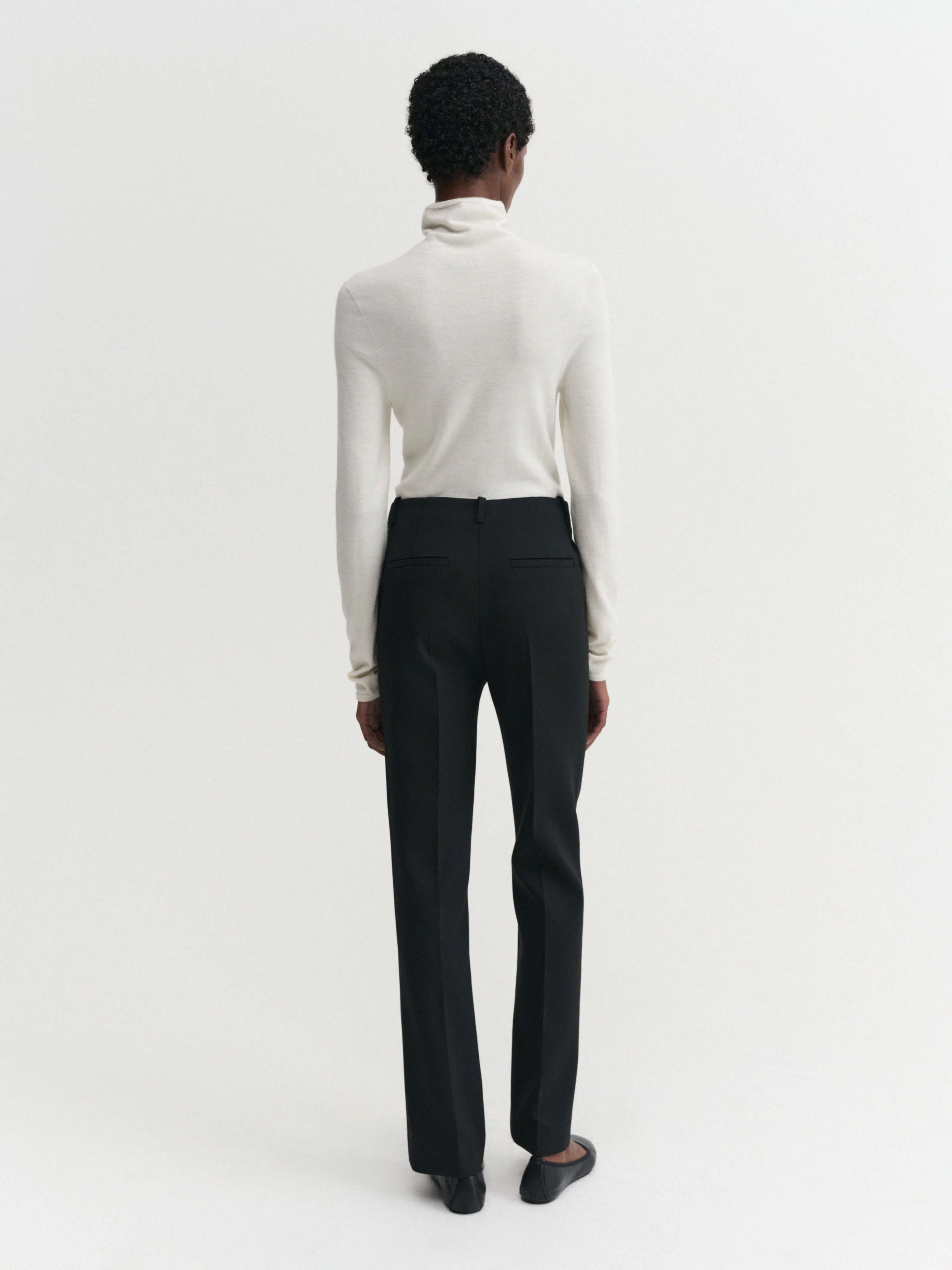 Farra Turtleneck Top, cream - Image 3