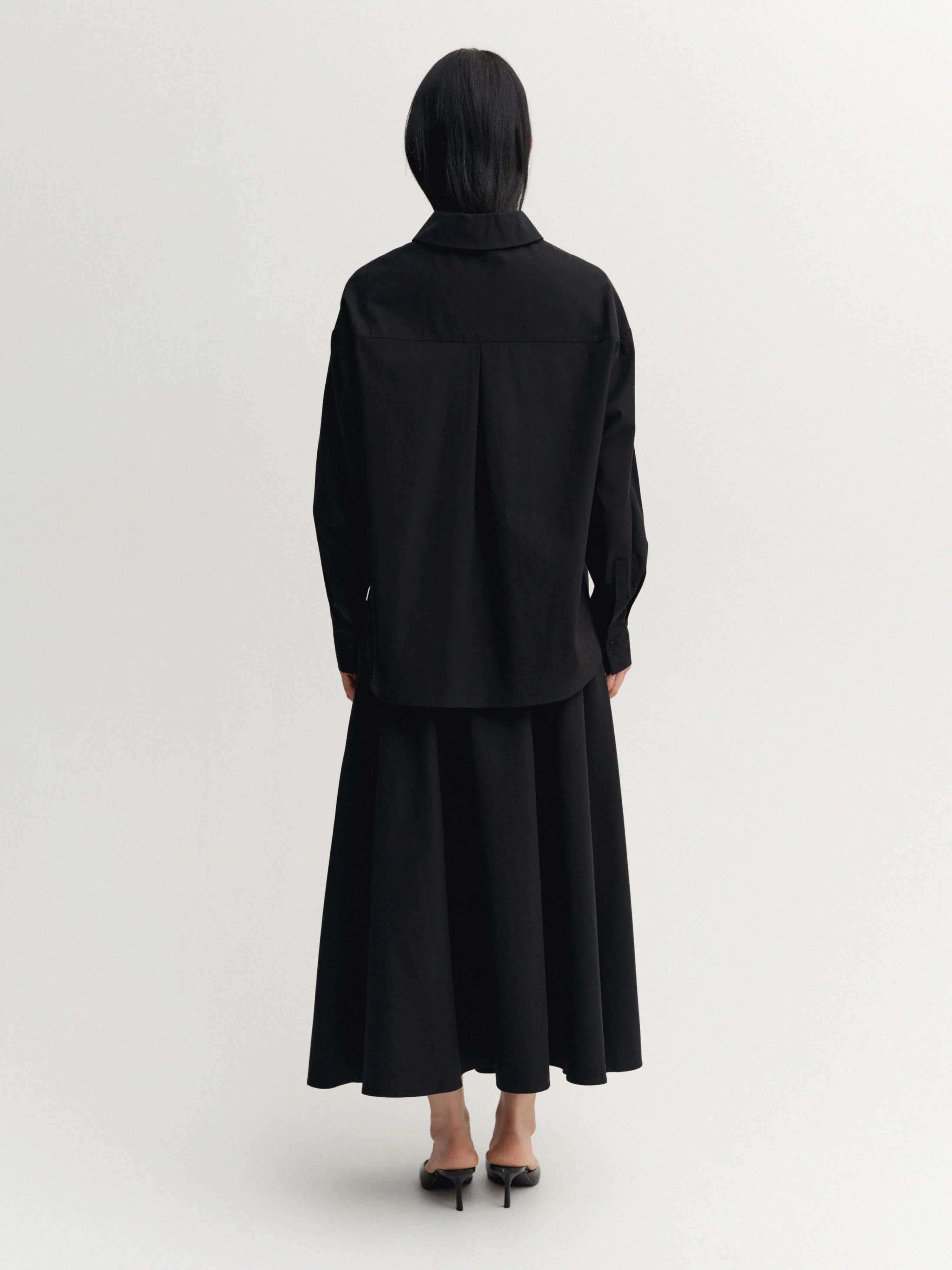 Finn Poplin Shirt, black - Image 3