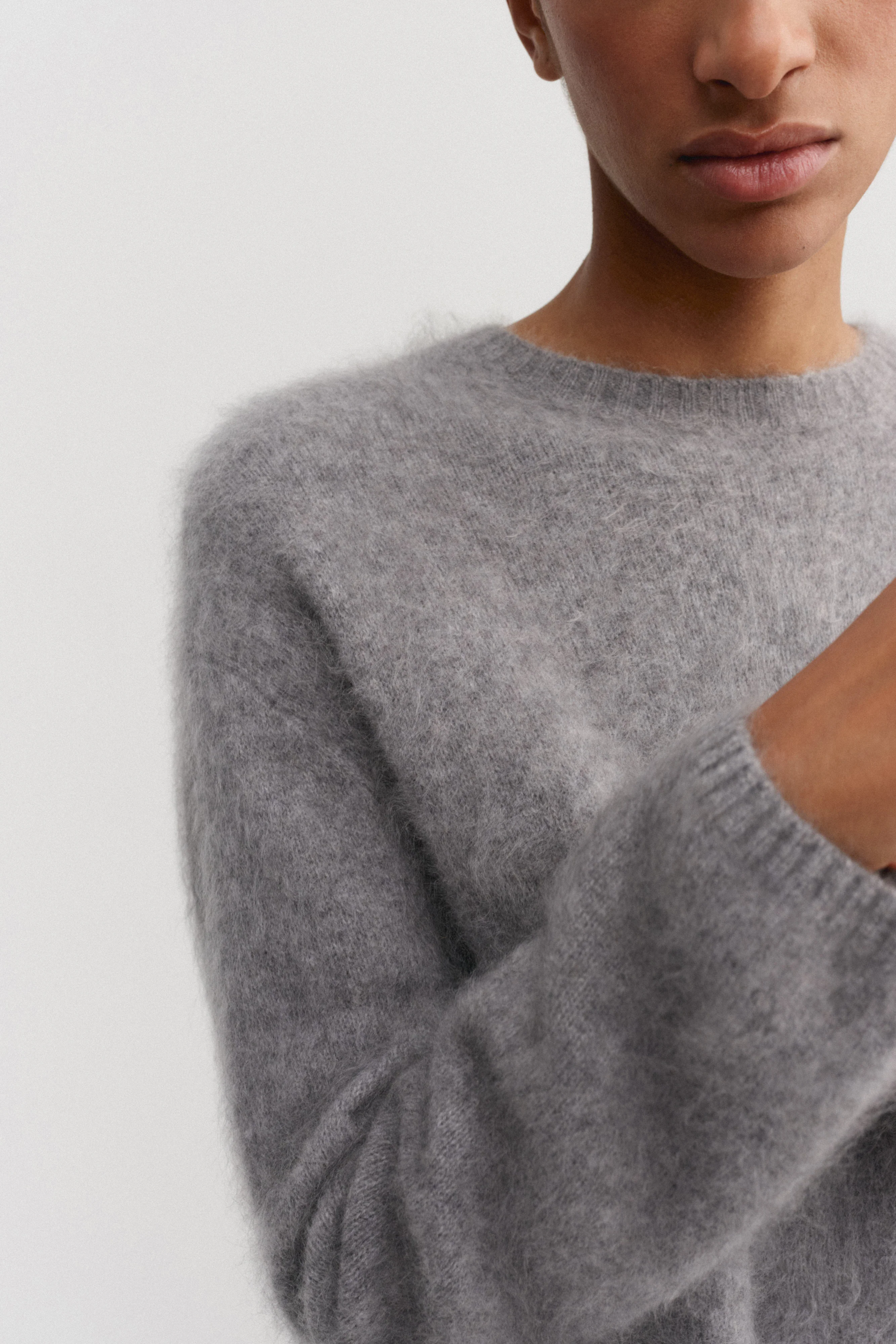 Floy Cashmere Sweater, grey - Image 4