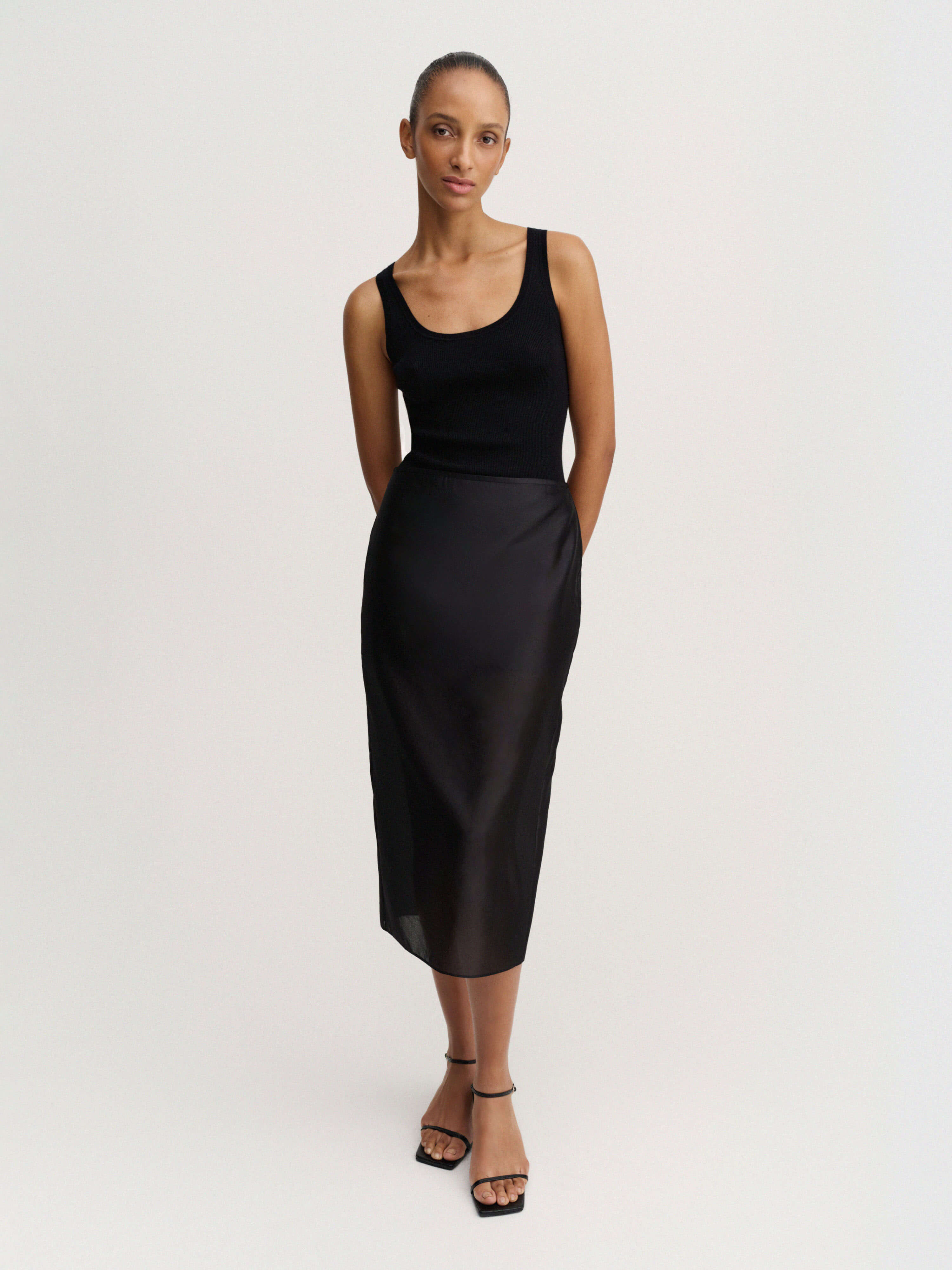 Kiana Organza Skirt, black - Image 4
