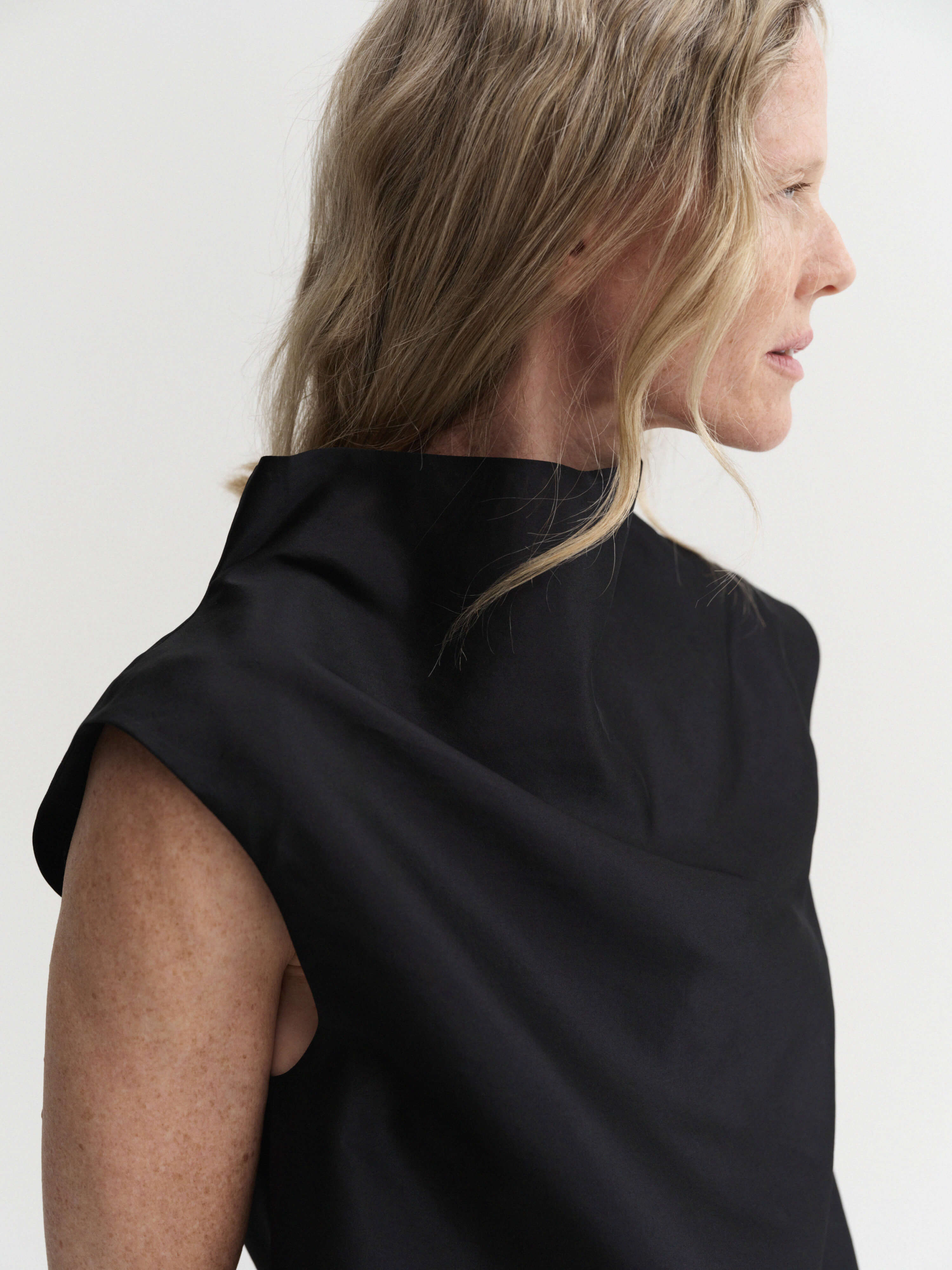 Kiera Organza Top, black - Image 4
