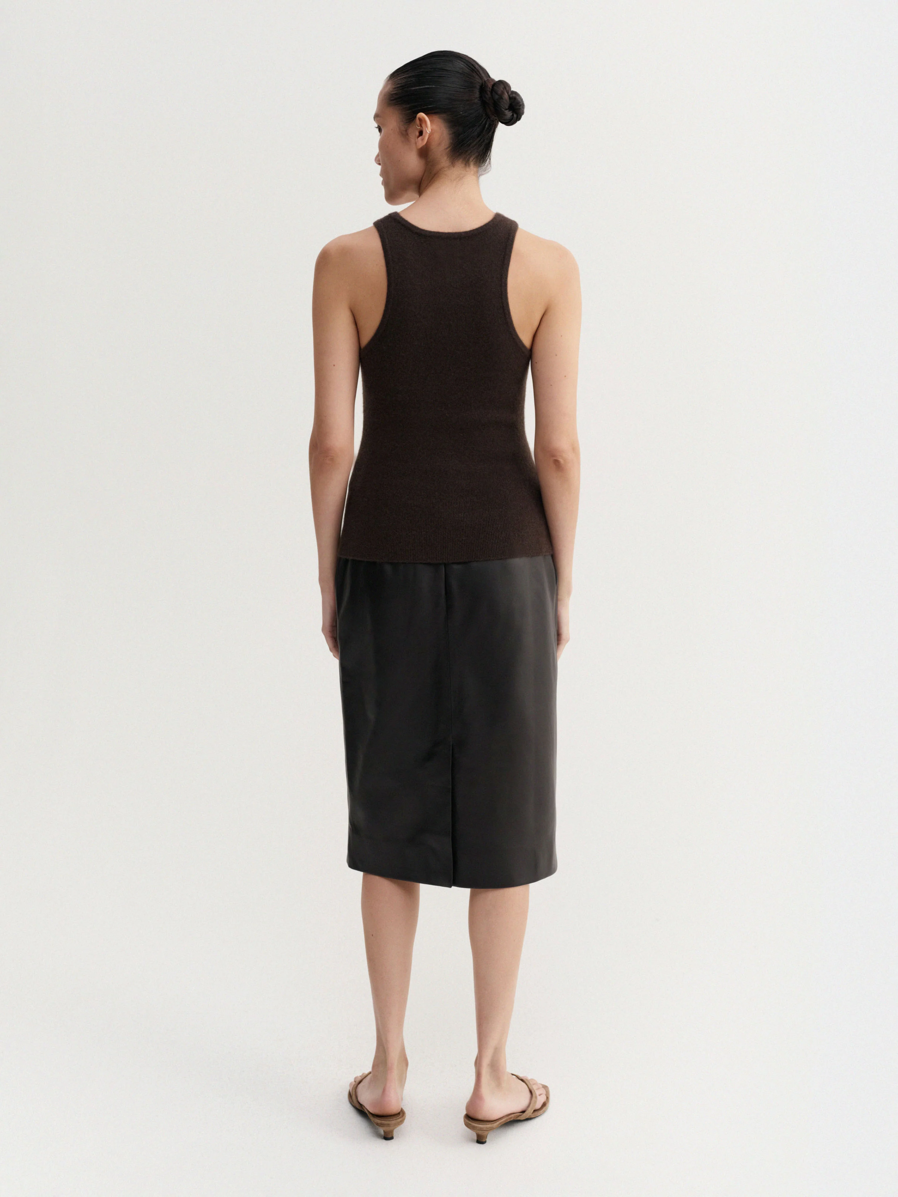 Luna Tank Top, chocolate - Image 3