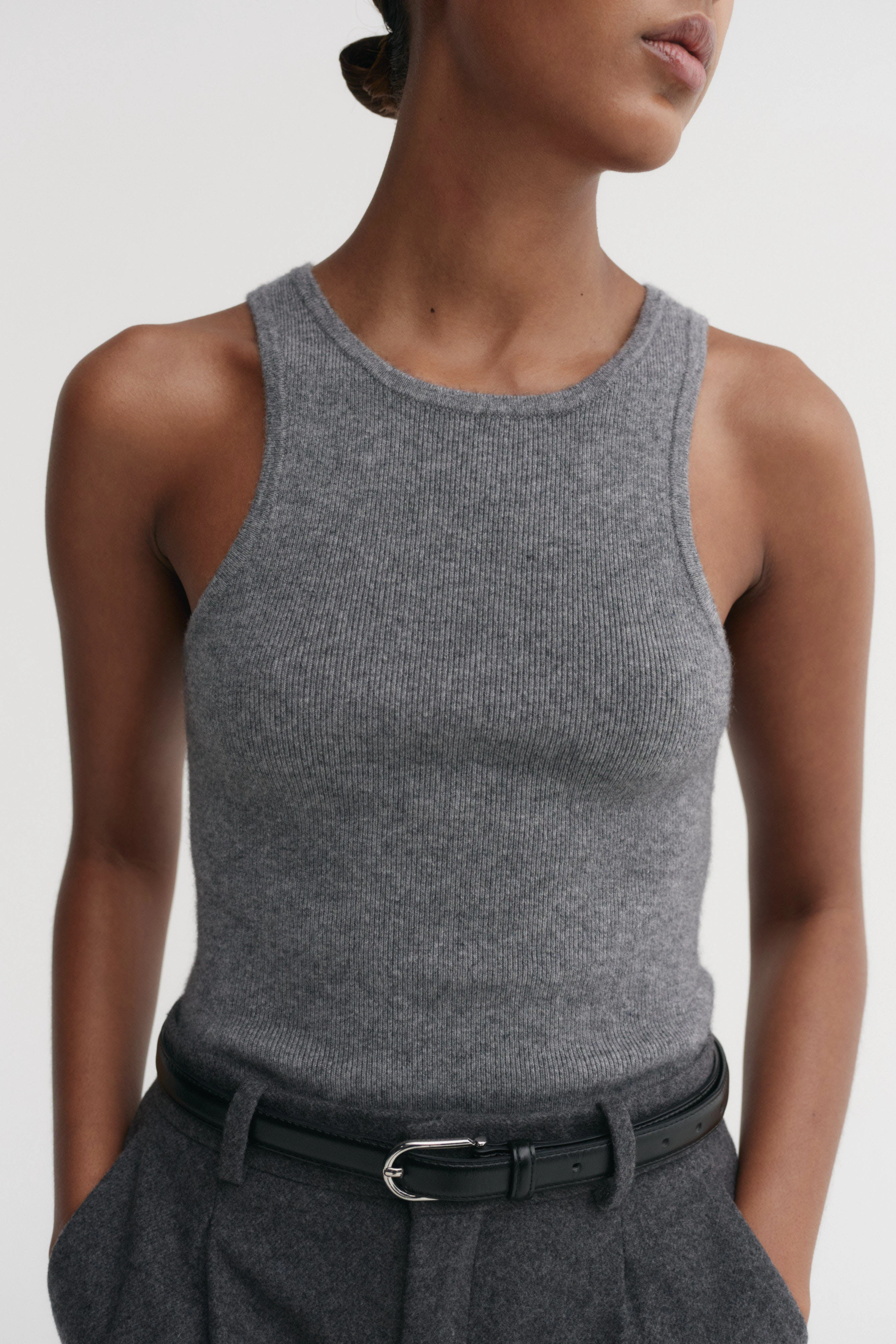 Luna Tank Top, grey - Image 4
