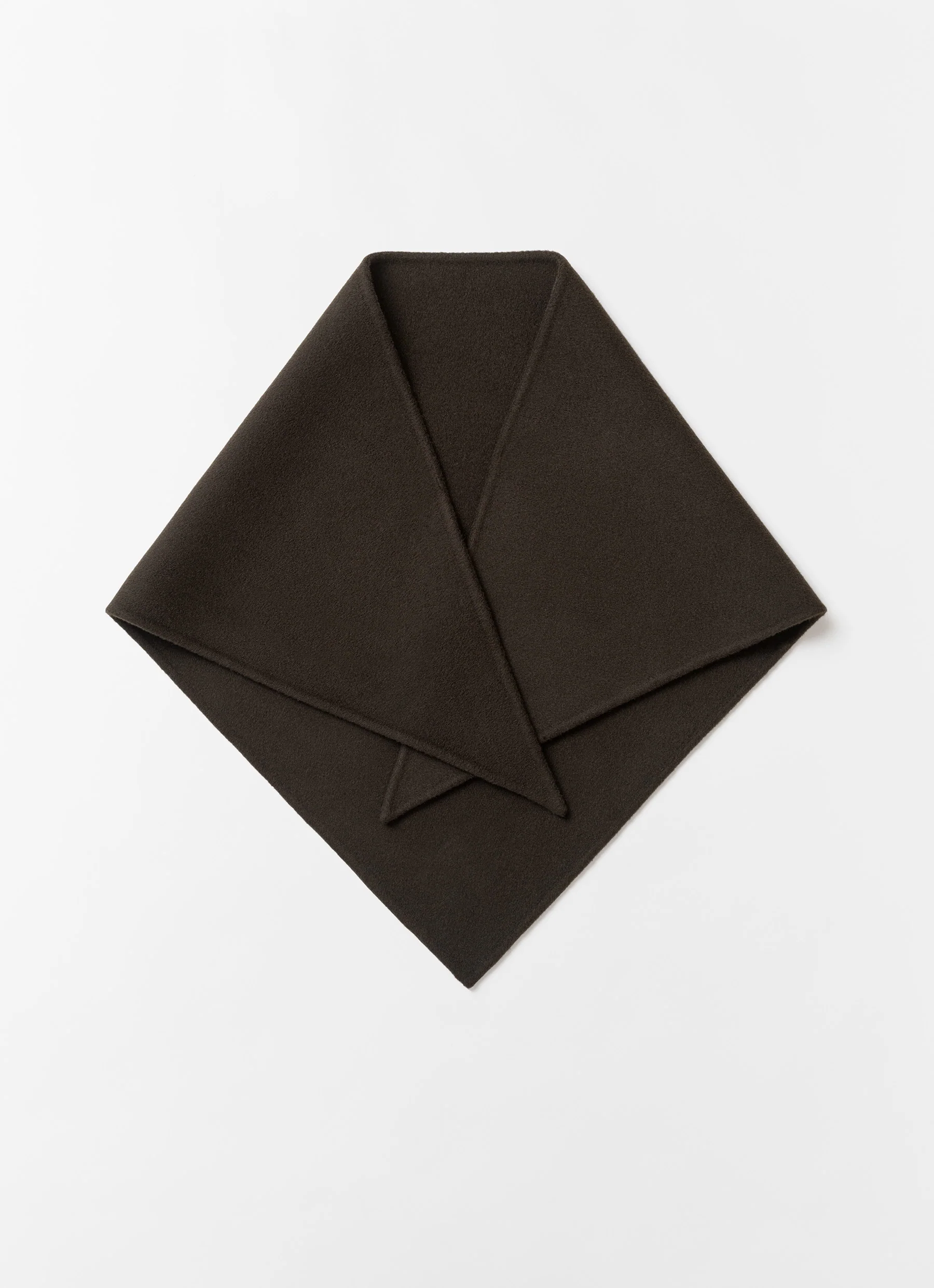 Miley Triangle Scarf, chocolate - Image 4