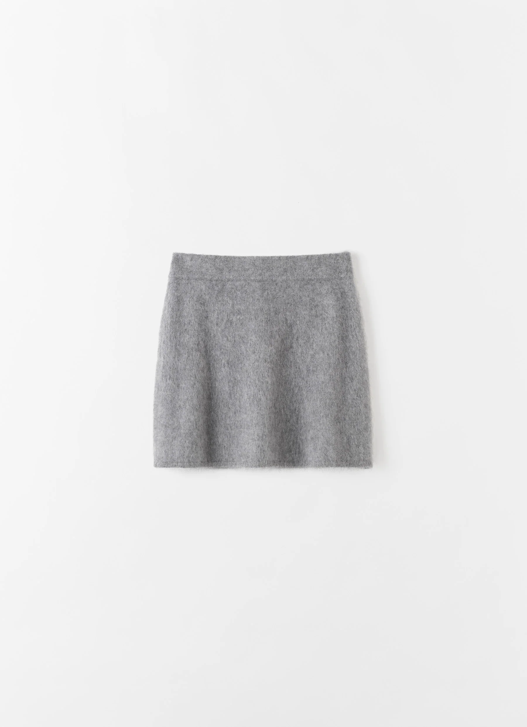 Mimi Brushed Skirt, grey - Image 6