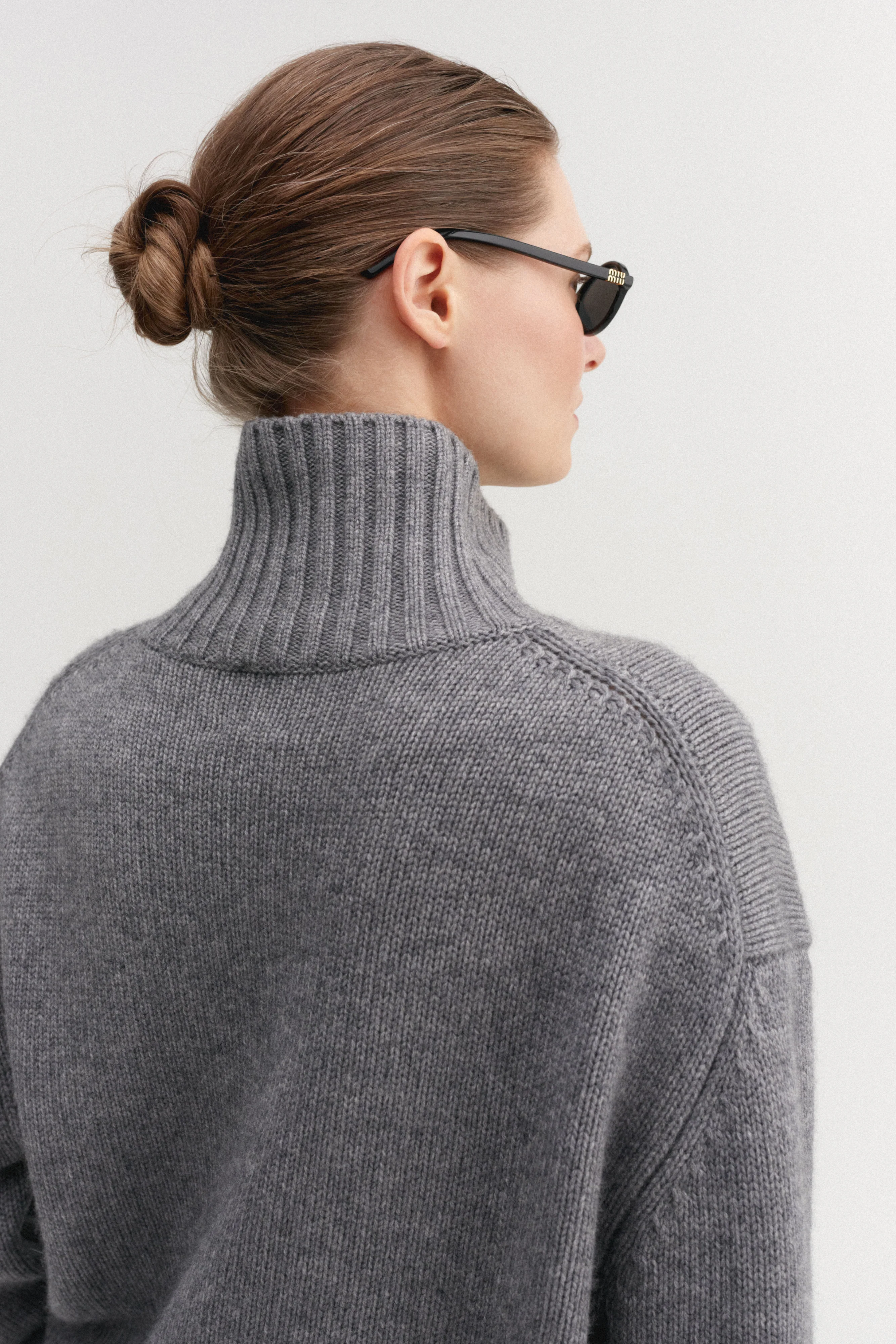 Nola Turtleneck Sweater, grey - Image 5