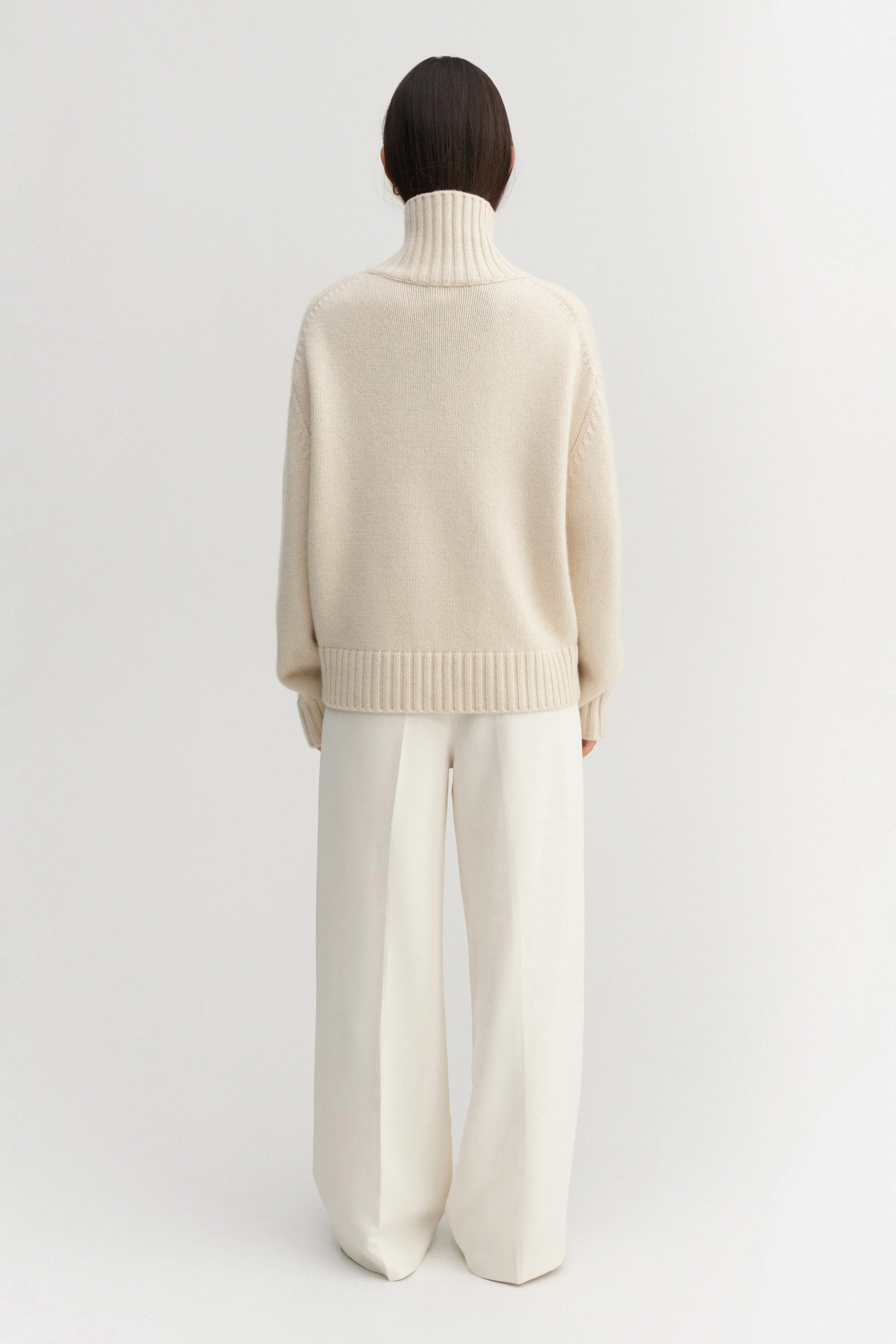 Nola Turtleneck Sweater, vanilla - Image 3