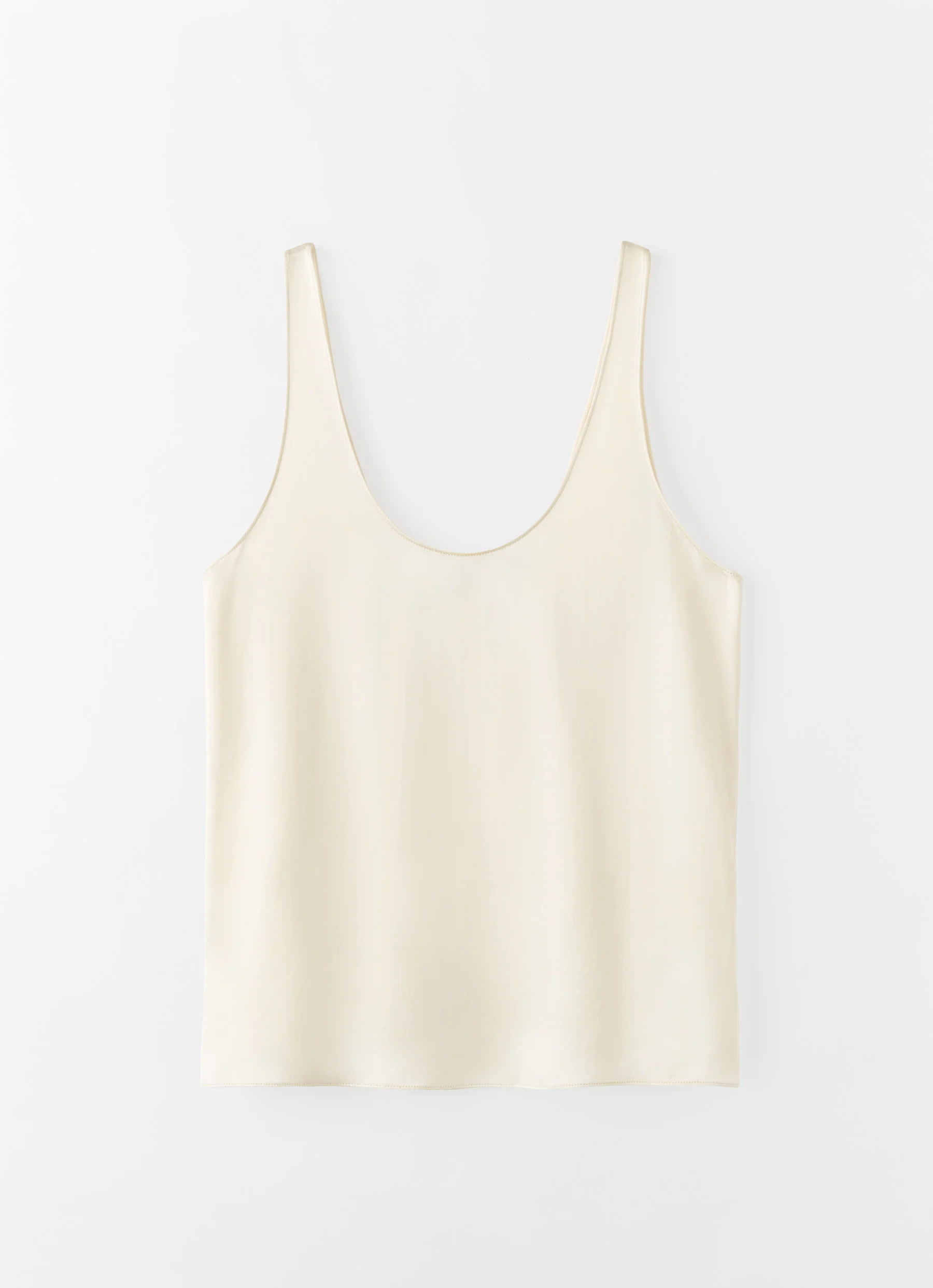 Romy Satin Top, vanilla - Image 5