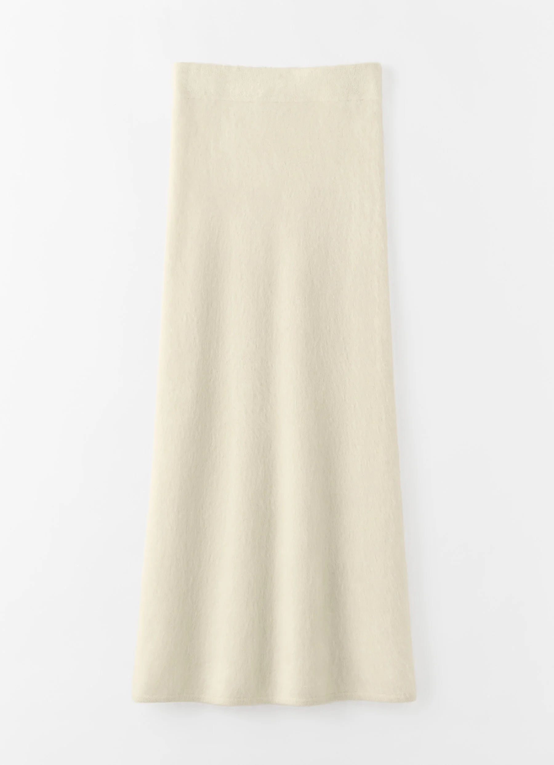 Umi Brushed Cashmere Skirt, vanilla - Image 5