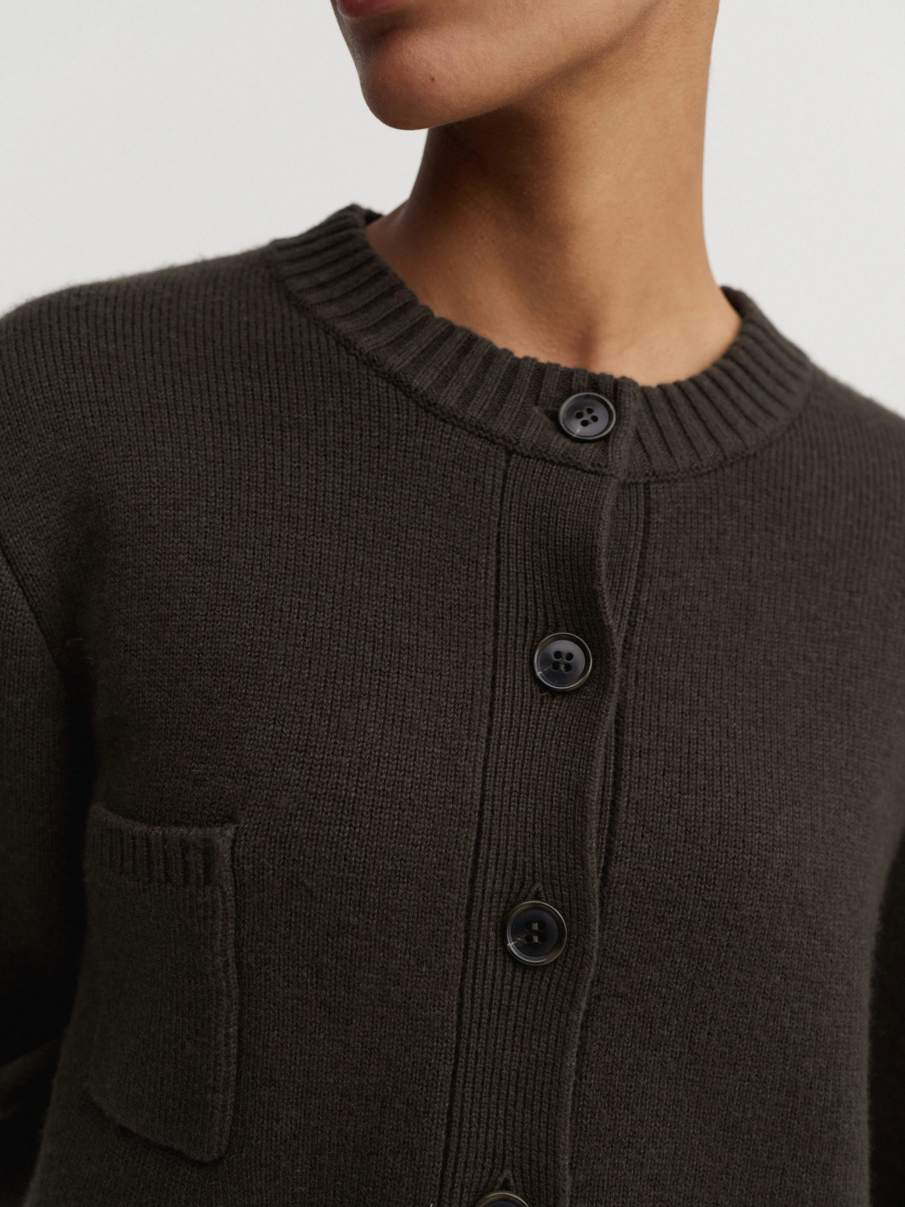 Zozo Cardigan, chocolate - Image 4